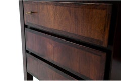 Omann Jun Rosewood Desk, Model 77, 1960s