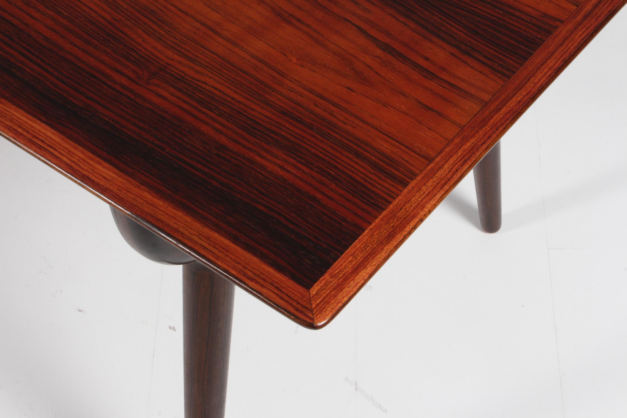 Late 20th Century Omann Junior coffee table in rosewood