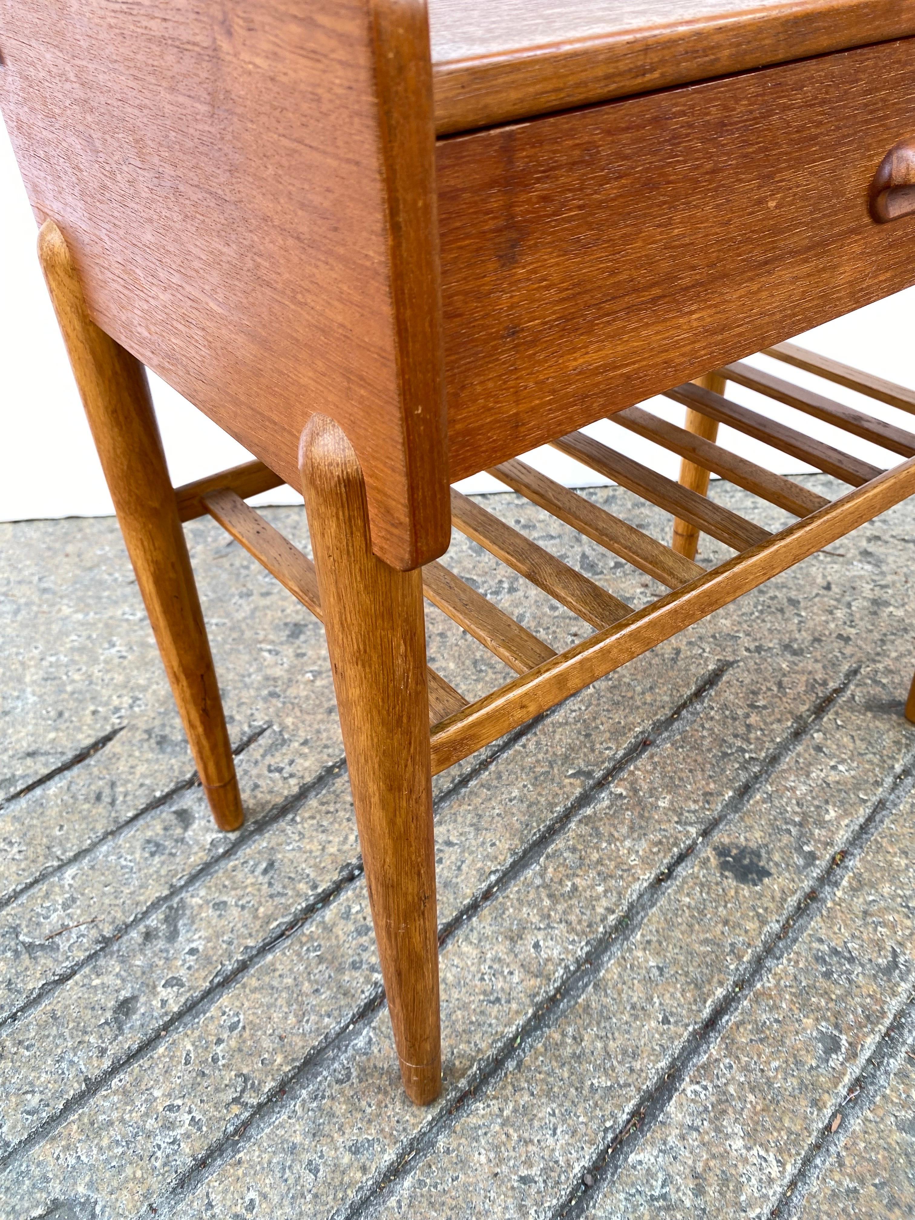 Mid-20th Century Omann Junior Danish Teak Nightstand