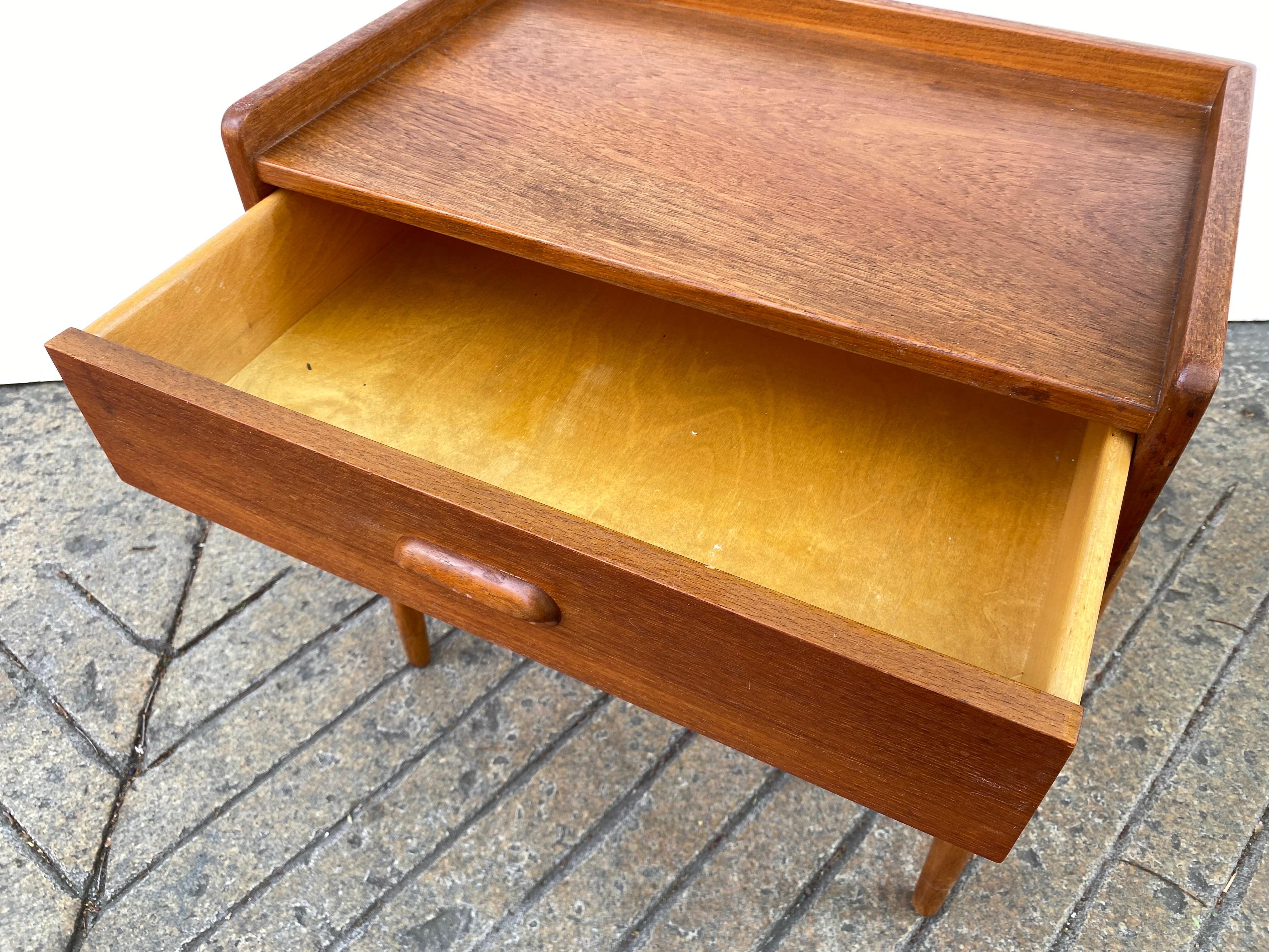 Omann Junior Danish Teak Nightstand 2