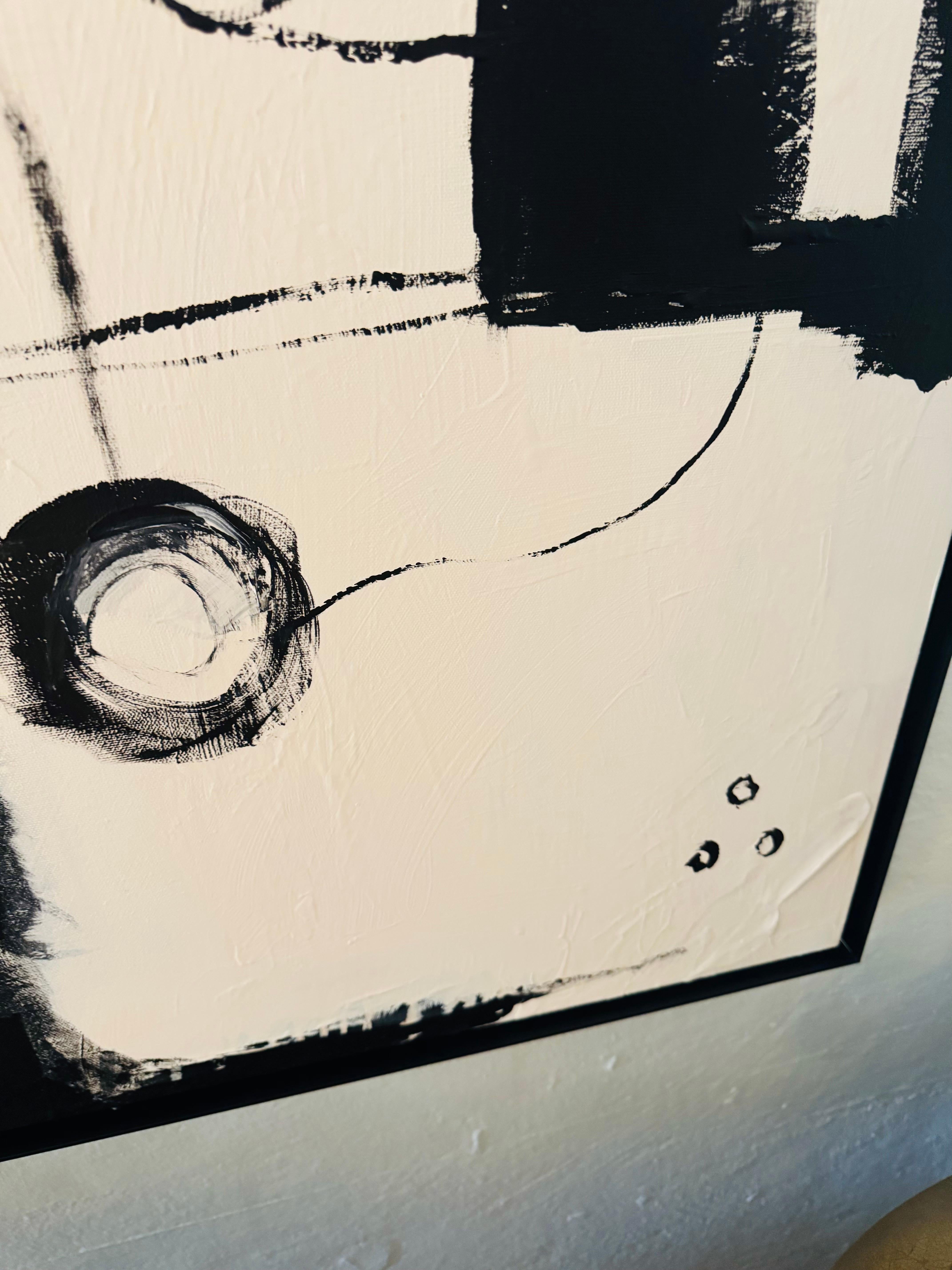 Moderne Omar Ananias acrylique sur toile en vente