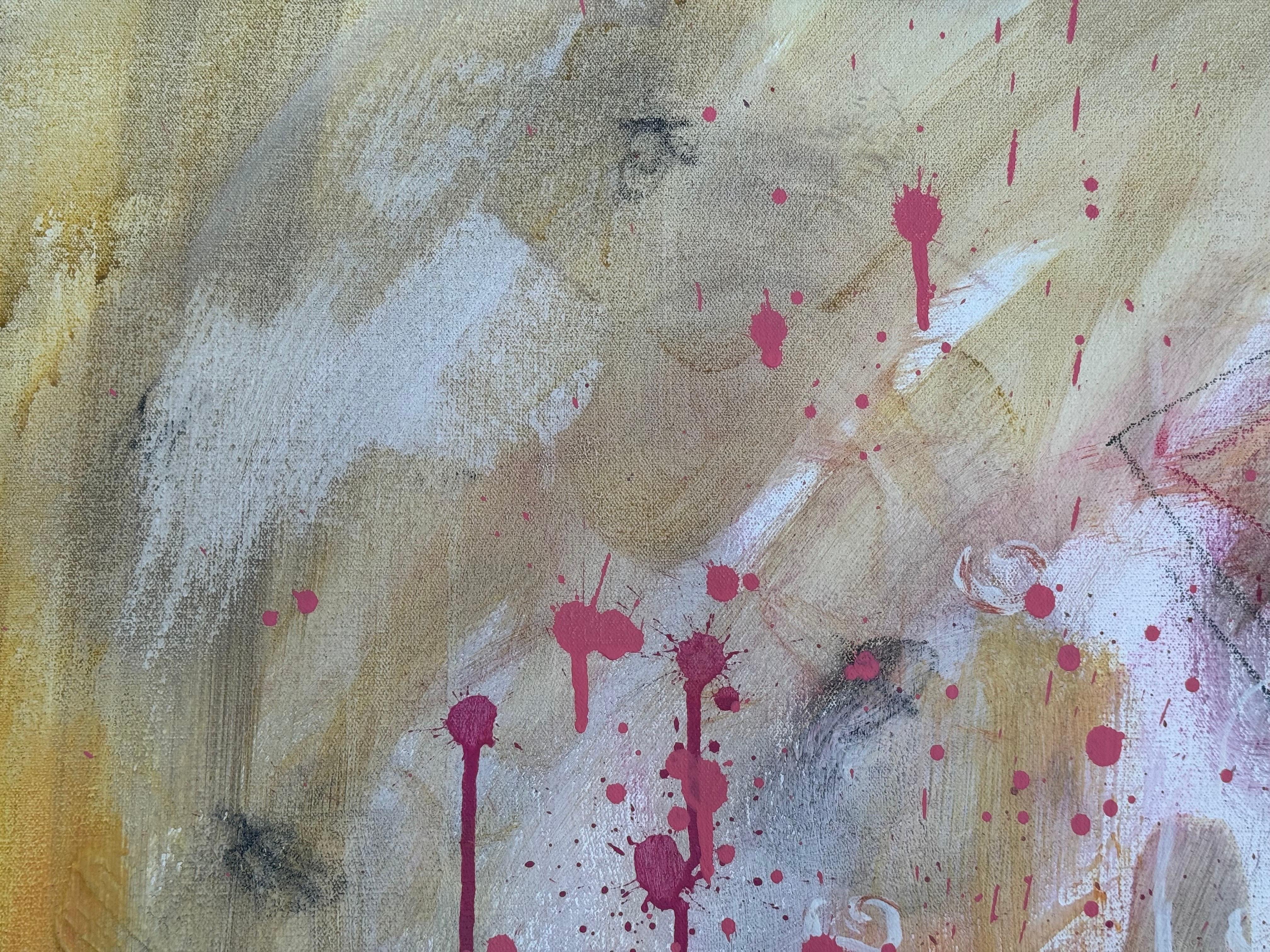 Modern Omar Ananias Mixed Media On Canvas