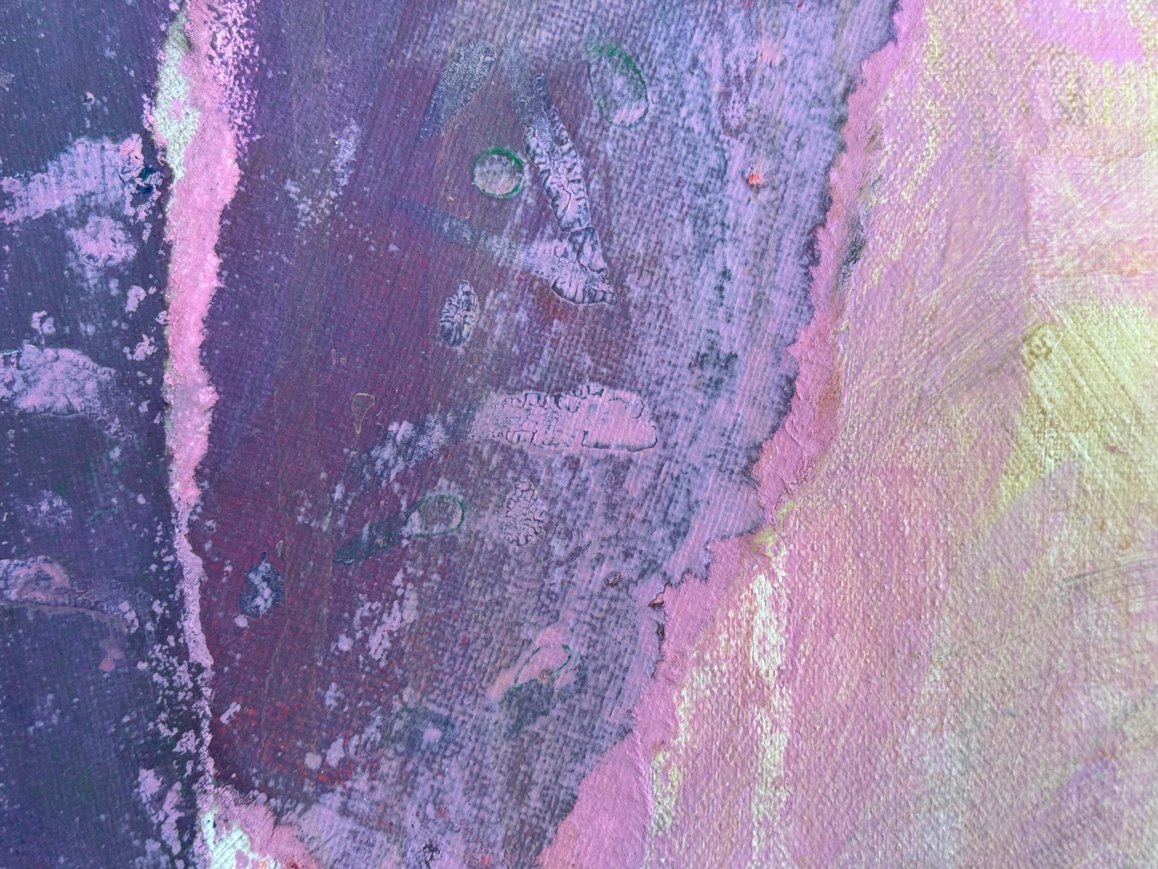 Hand-Painted Omar Ananias Mixed Media On Canvas