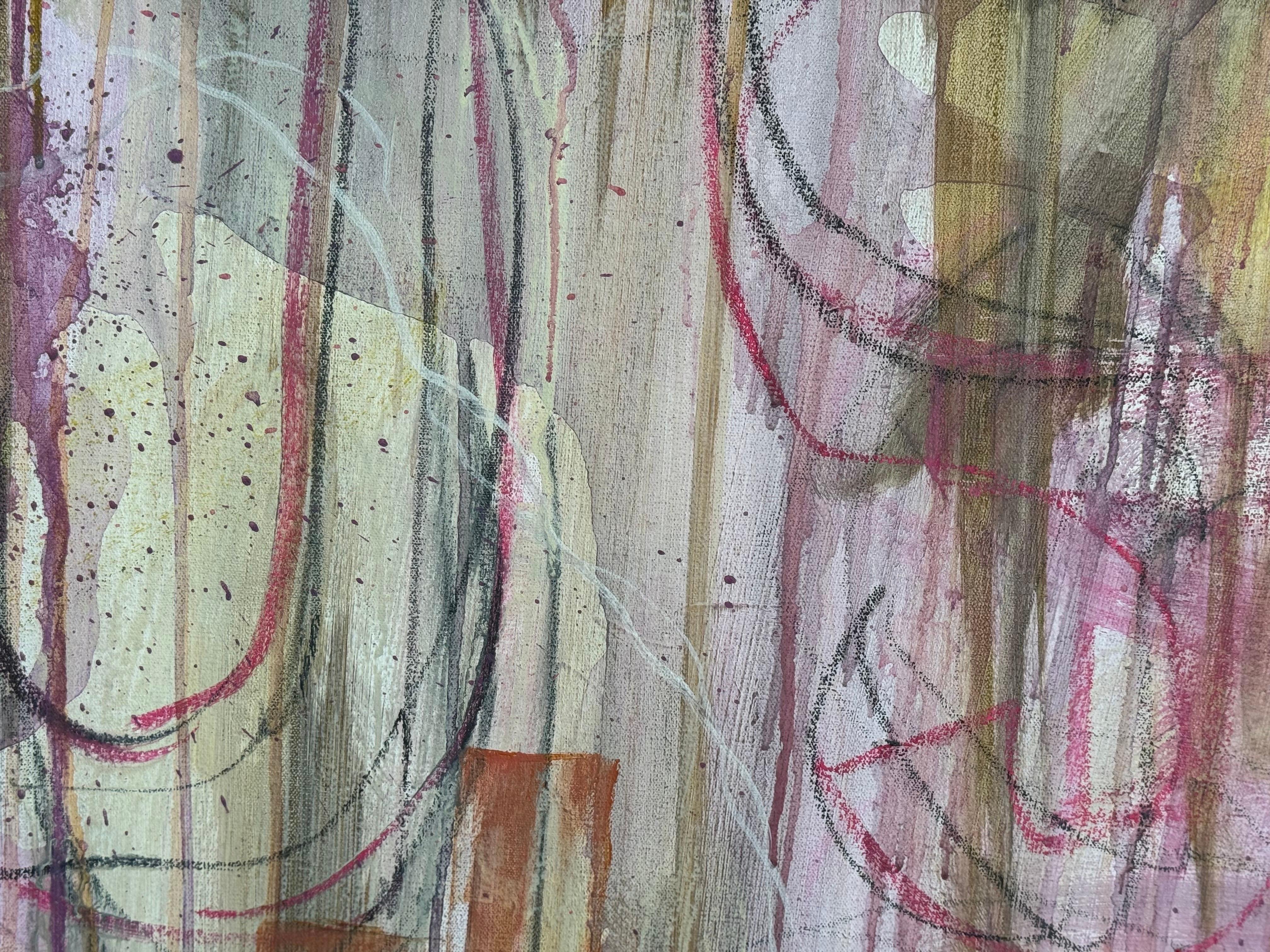 Acrylic Omar Ananias Mixed Media On Canvas