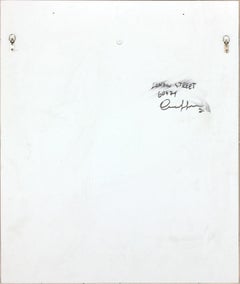 "London Street" mixed media spray can artwork by street artist Omar Hassan