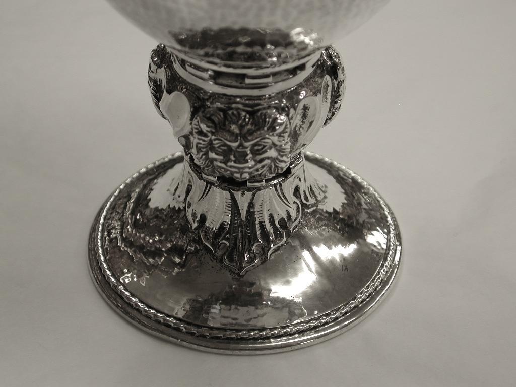 Omar Ramden Hand-Hammered Silver Goblet, 1927 In Good Condition In London, GB