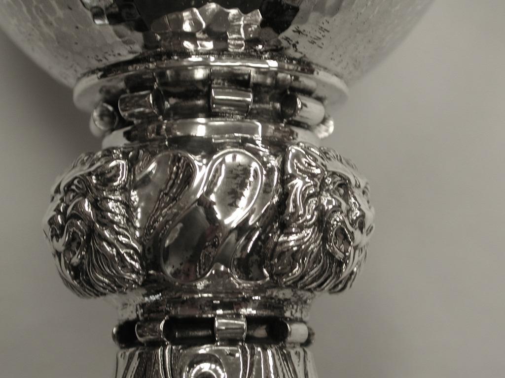 Omar Ramden Hand-Hammered Silver Goblet, 1927 1