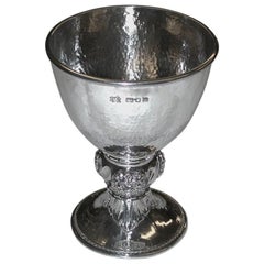Omar Ramden Hand-Hammered Silver Goblet, 1927