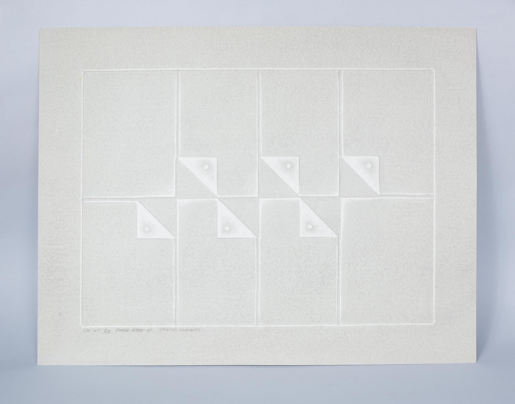 Stampa calcografica dell'artista colombiano Omar Rayo (1928-2010). È firmata a matita in basso a sinistra 