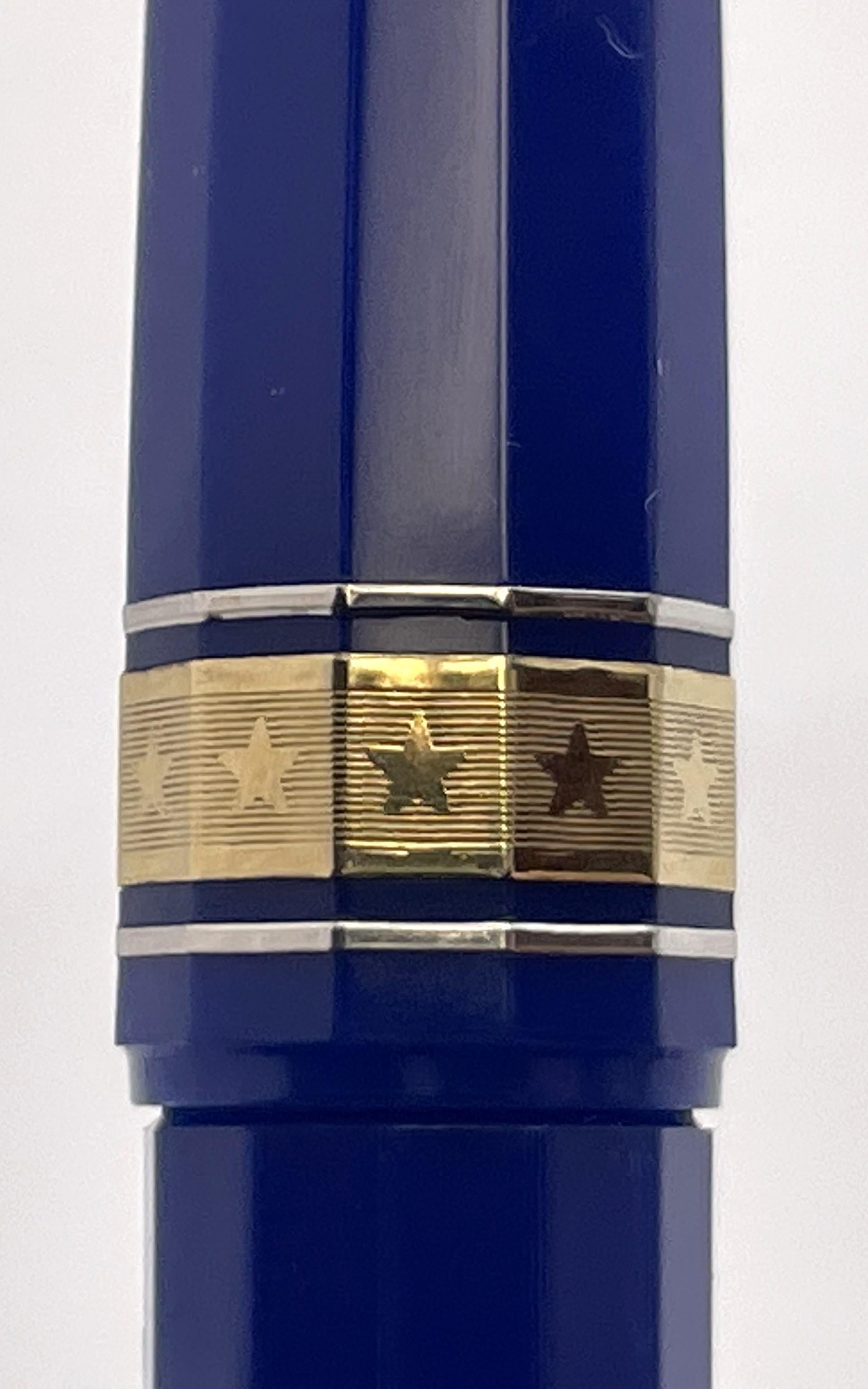 Omas Limited Edition Europa Fountain Pen in Original Box For Sale 2