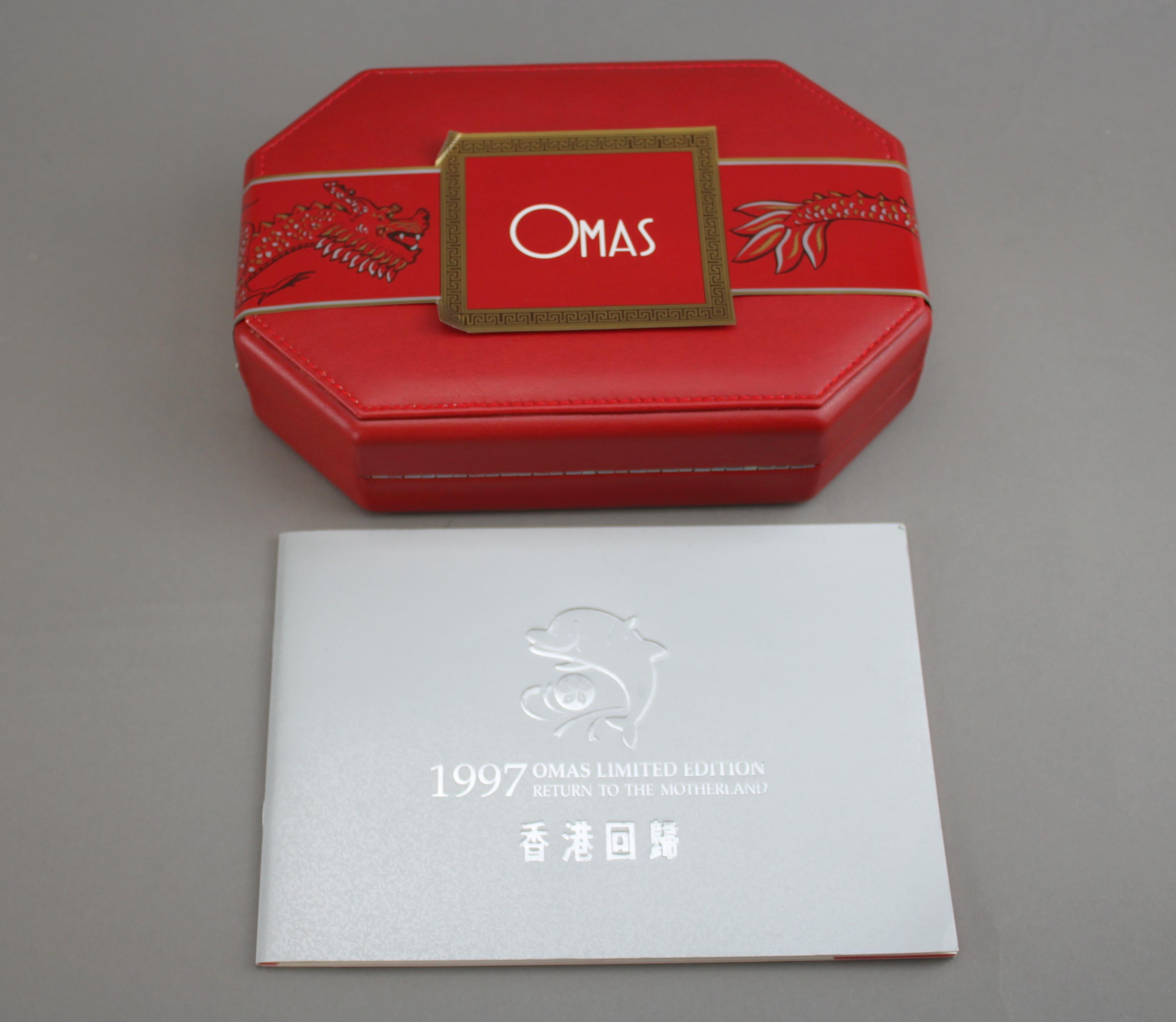 Omas, Return to Motherland Silver Fountain Pen with 18 Karat Gold Nib 10