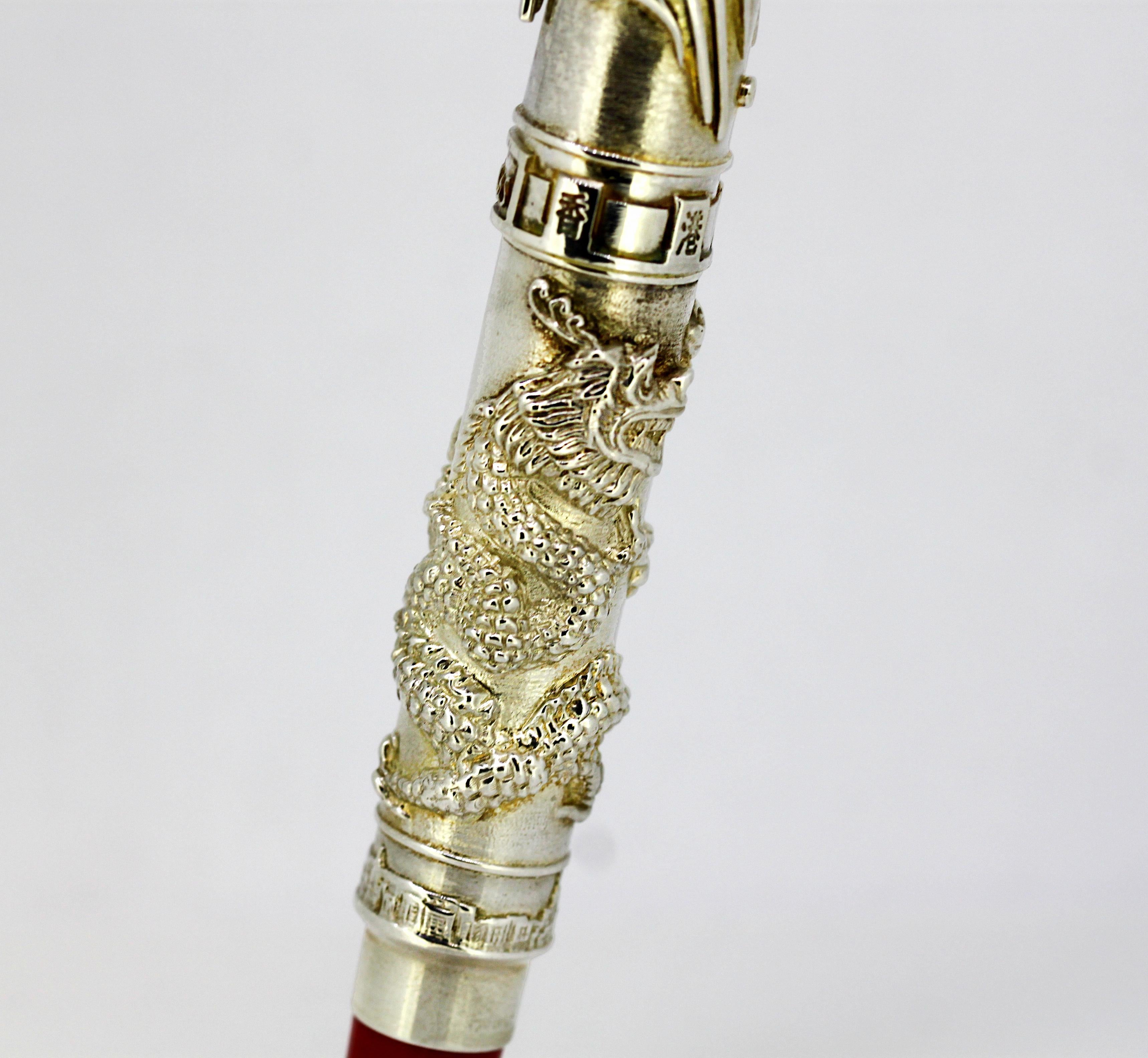 Omas, Return to Motherland Silver Fountain Pen with 18 Karat Gold Nib 1