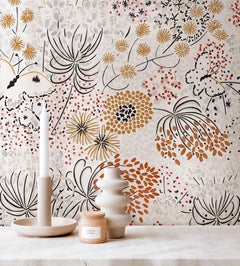 Ombelles, Customizable, Digital Printing, Mural Decor, Isidore Leroy