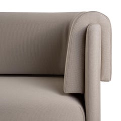 Ombra 3-Seater Beige Sofa in Jaquard Fabric