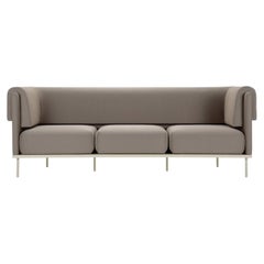Ombra 3-Seater Beige Sofa in Jaquard Fabric