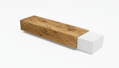 Ombra Bench by Riva 1920: Solid Cedarwood & Lacquered Metal Design