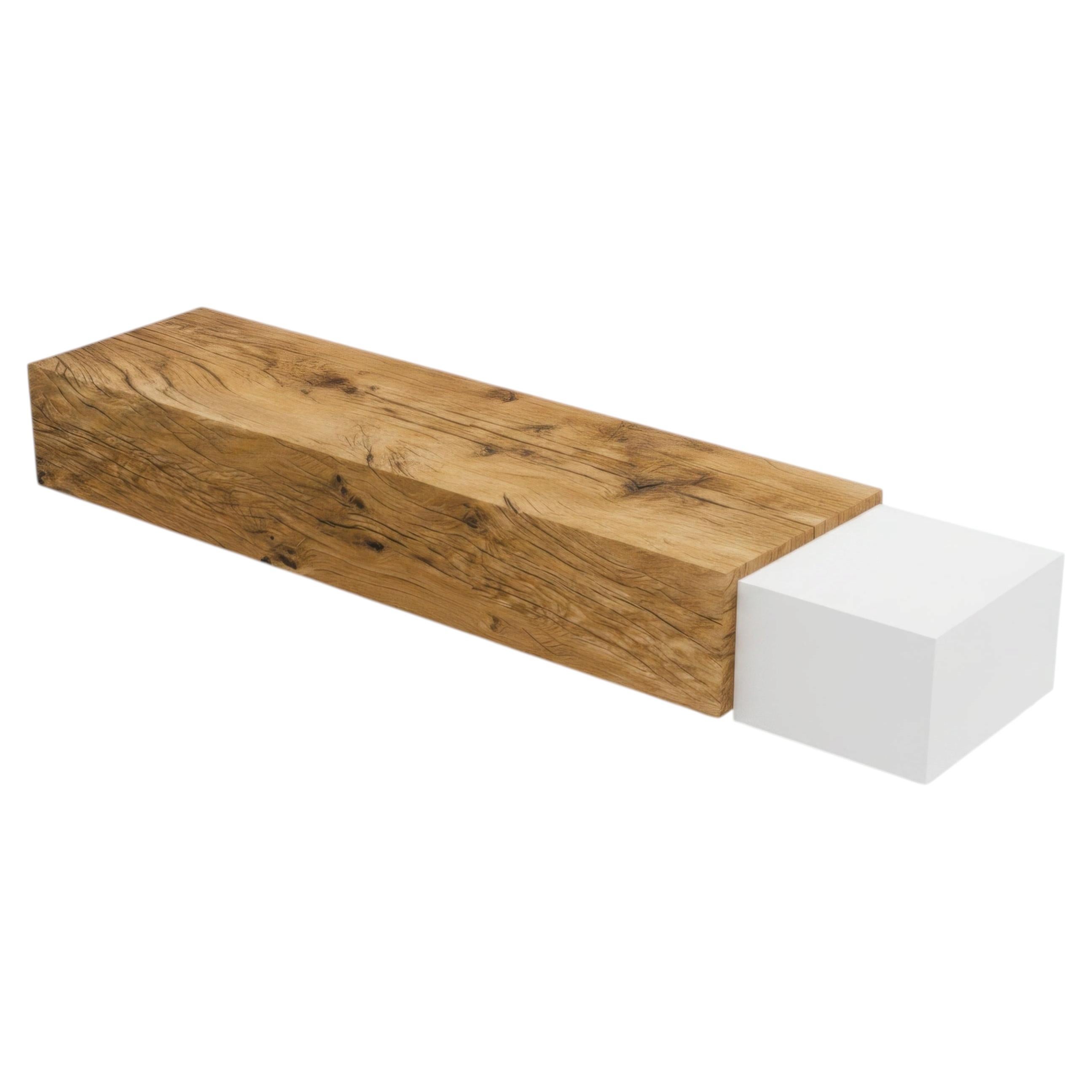 Ombra Bench by Riva 1920: Solid Cedarwood & Lacquered Metal Design