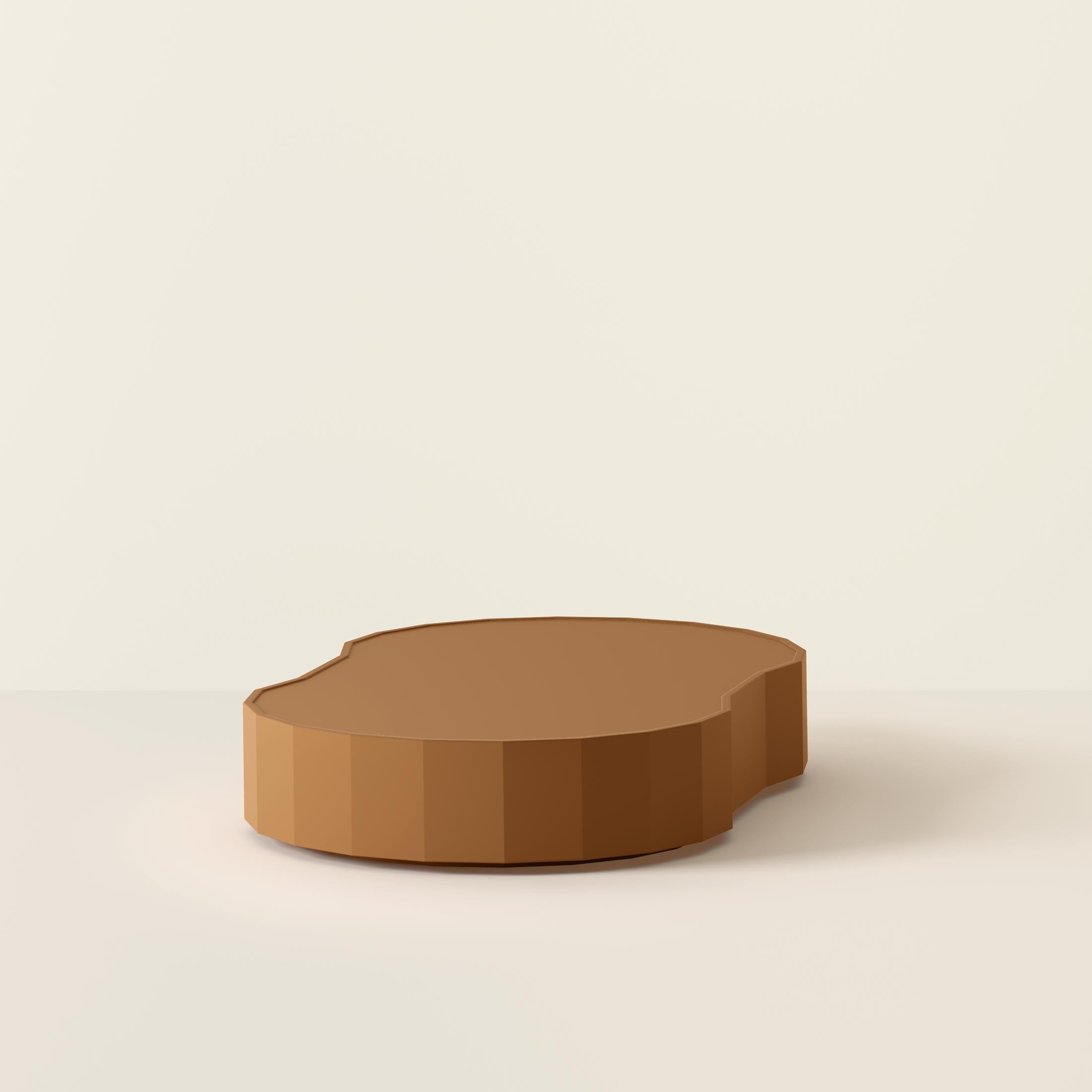 Other Ombra / Coffee low table - caramel - extra matt finishing / customizable color For Sale
