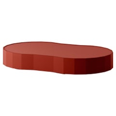 Ombra / Couchtisch niedrig - rot - extra matte Oberfläche / anpassbare Farbe