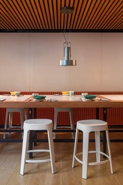 Tabouret de comptoir Ombra, blanc, Emiliana Design Studio