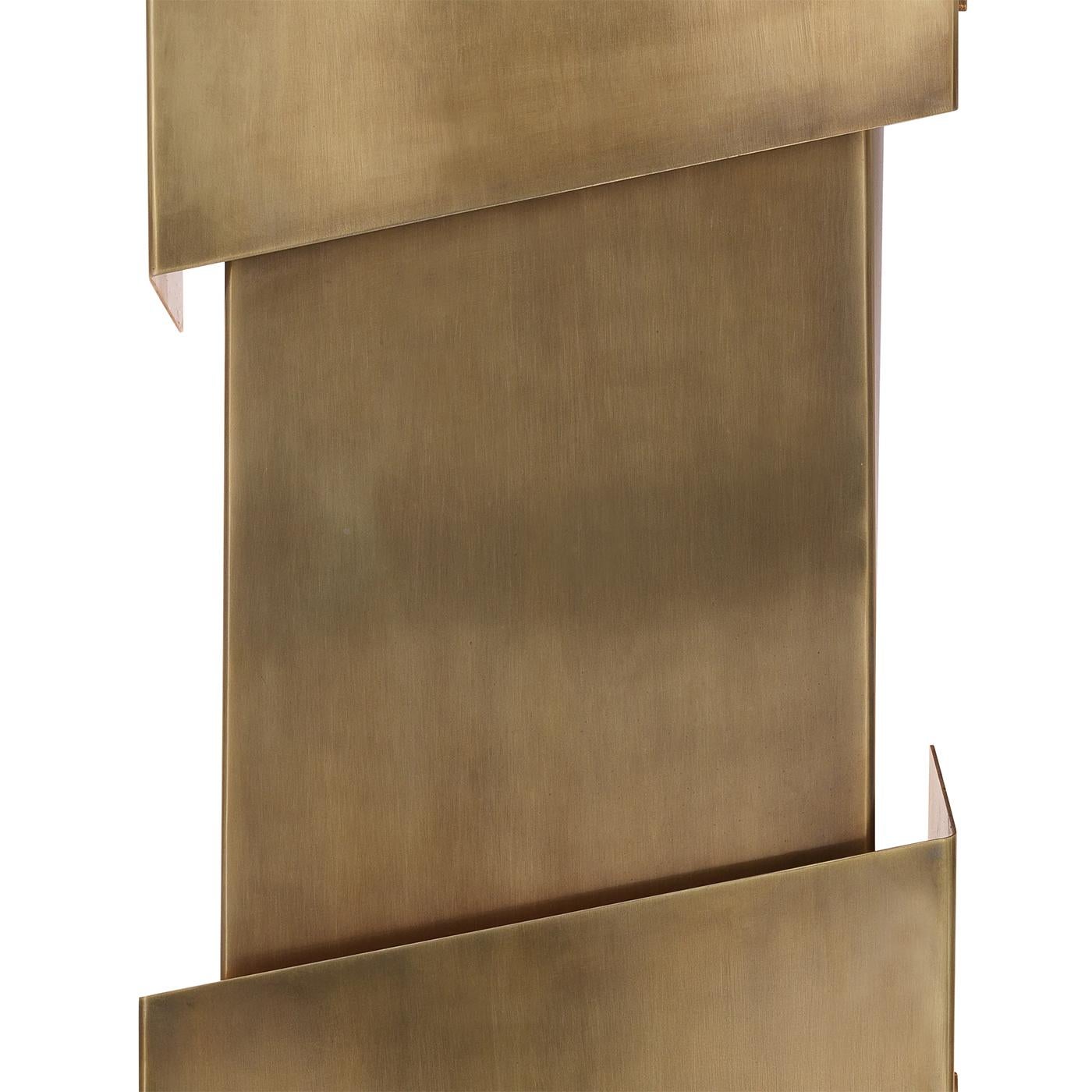 Brass Ombra Wall Lamp For Sale
