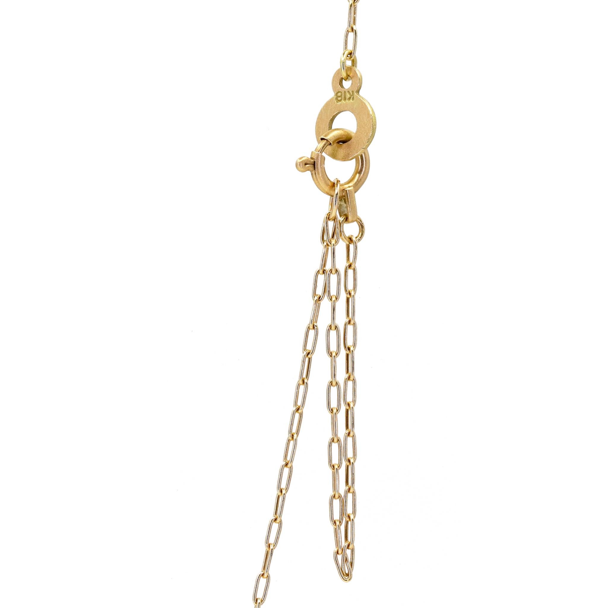 Ombré Australian Rainbow Opal Gold Drop One of a Kind Necklace, Talkative 2025 For Sale 1