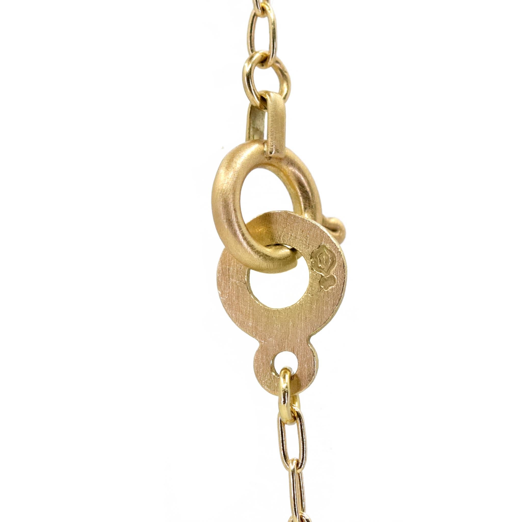 Ombré Australian Rainbow Opal Gold Drop One of a Kind Necklace, Talkative 2025 For Sale 2