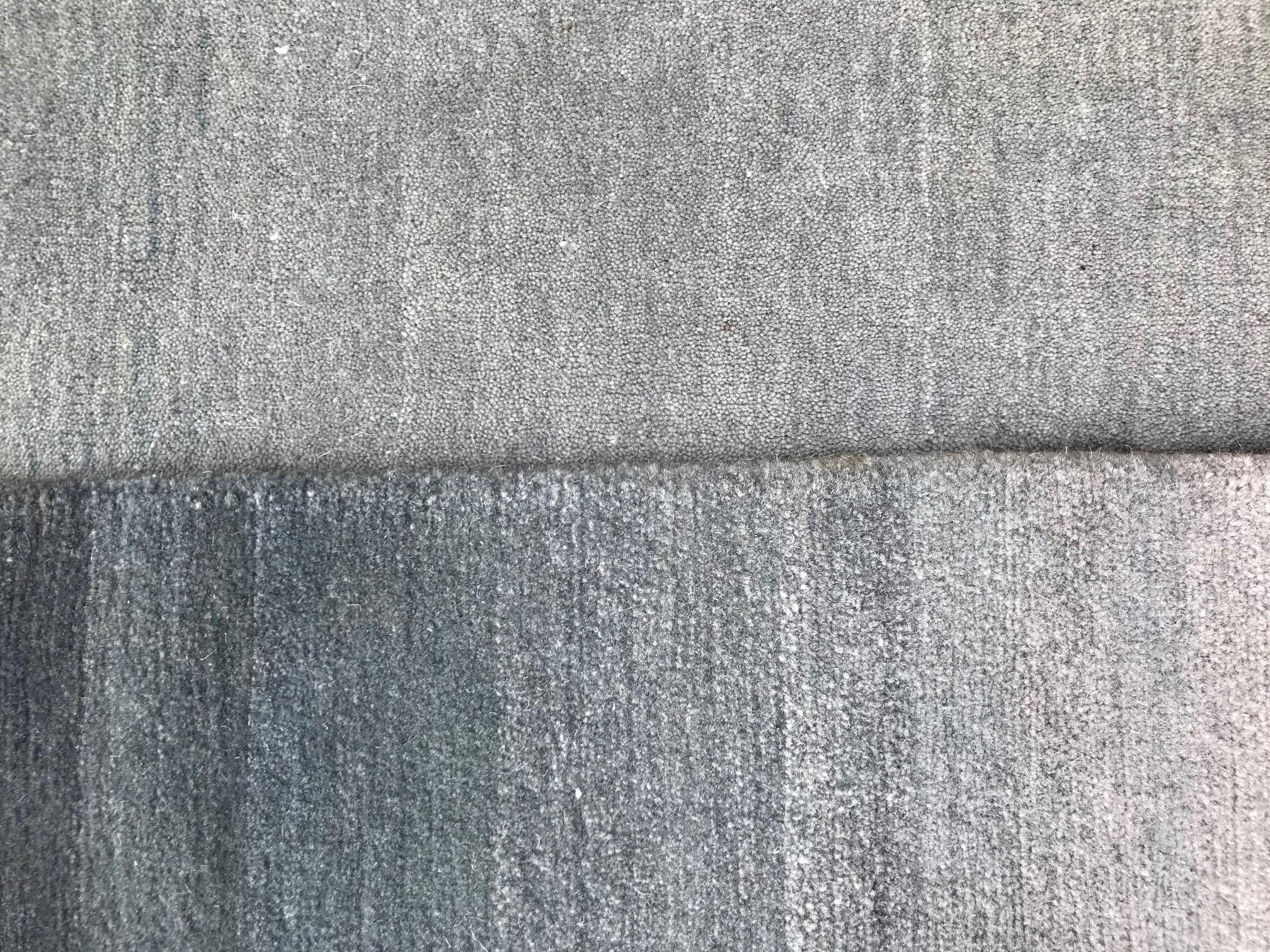 Alfombra azul jacquard degradado ombre en venta 2