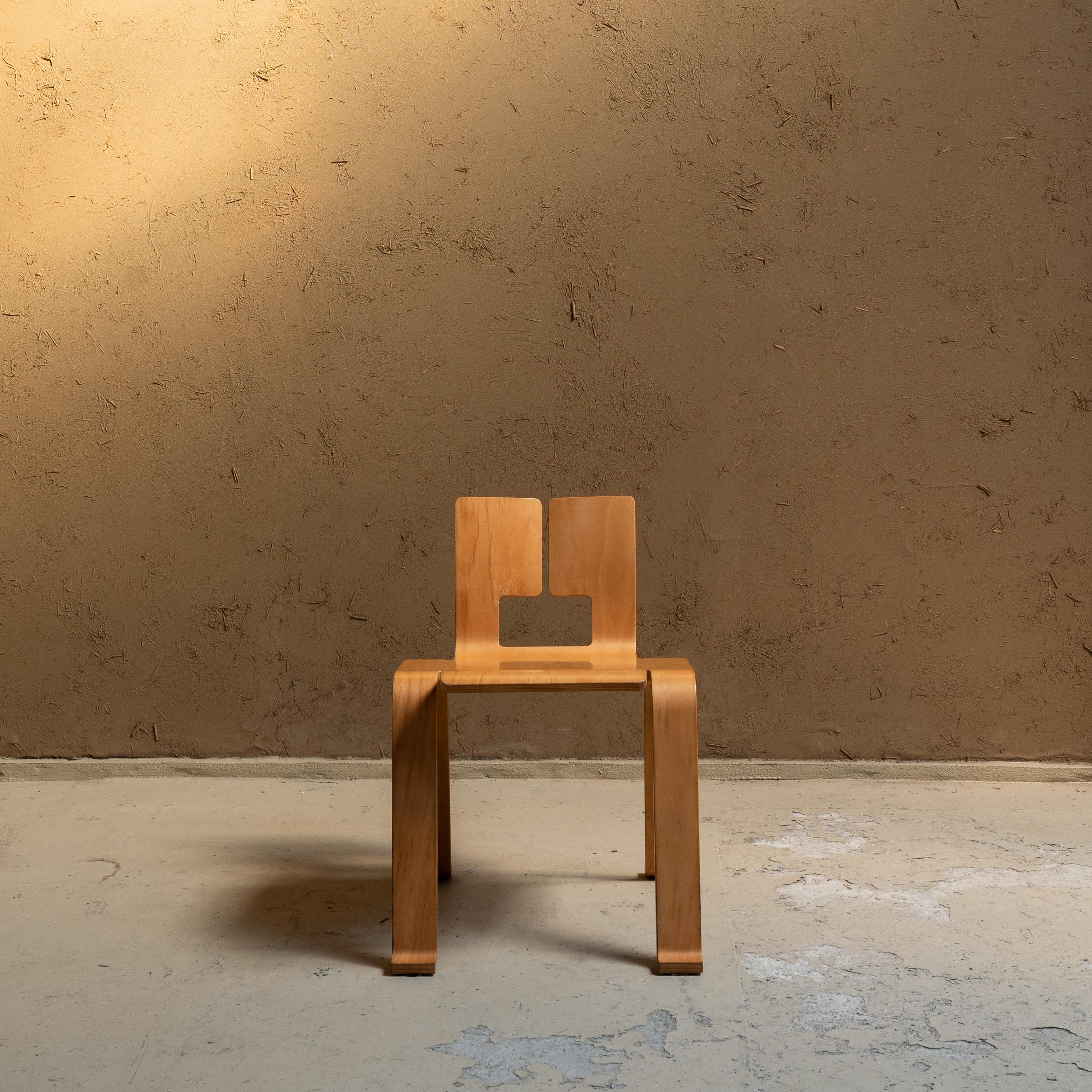 Japanese “Ombre” Chair by  Charlotte Perriand for Tendo For Sale