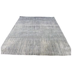 Ombre Design Pure Silk Hand Knotted Rug