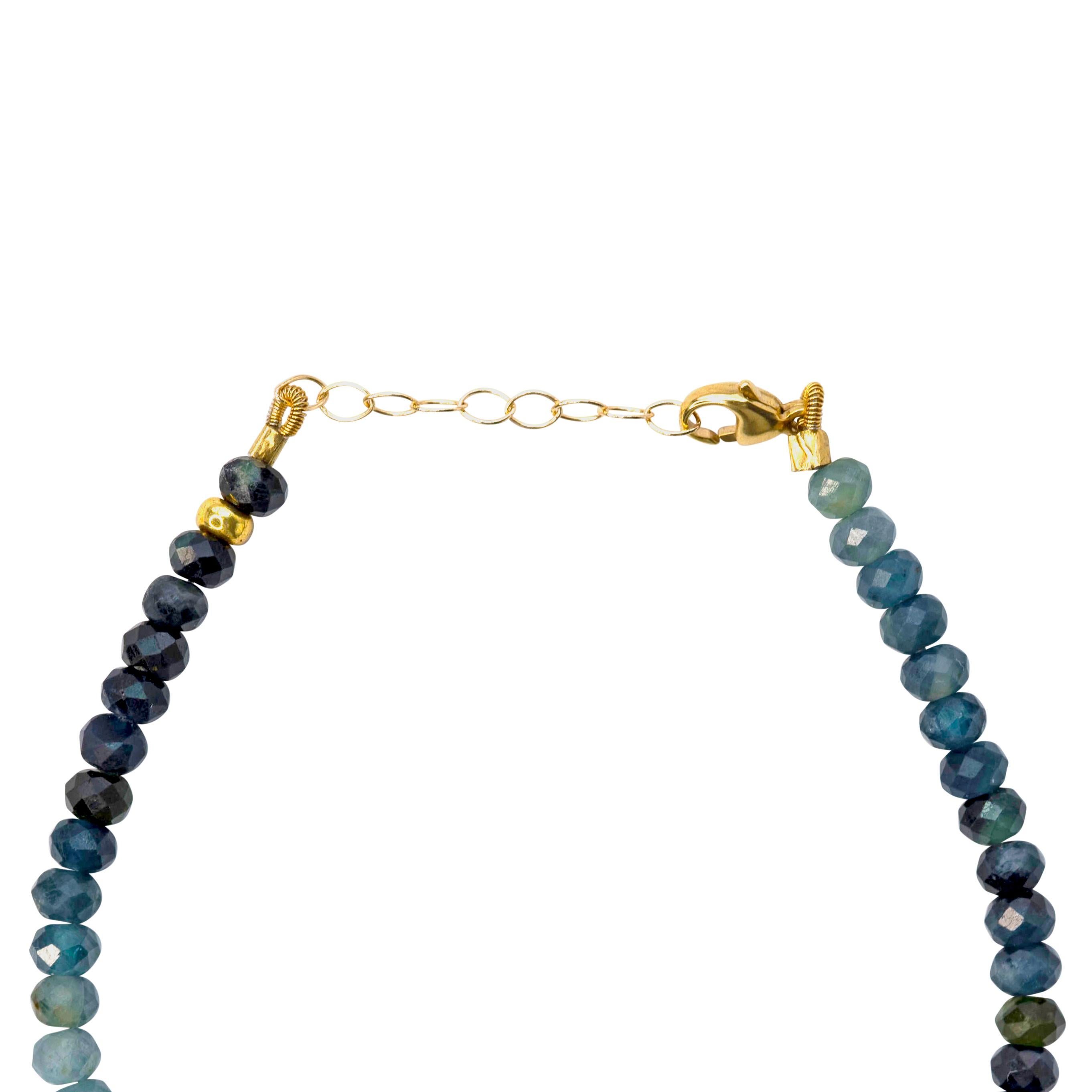 Bracciale Ombre Indicolite Tourmaline in oro 14K - by Bombyx House in vendita 1