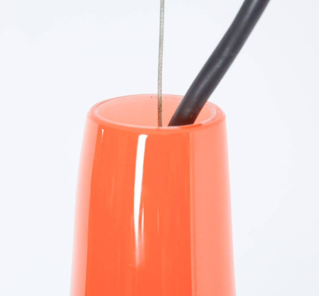 Mid-20th Century Ombrello Murano Glass Pendant Lamp by Alessandro Pianon for Vistosi
