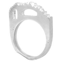 Ombres Portees A-25 Pure Silver Ring by Karl Mazlo Ombres Portees A-25 Pure Silver Ring by Karl Mazlo