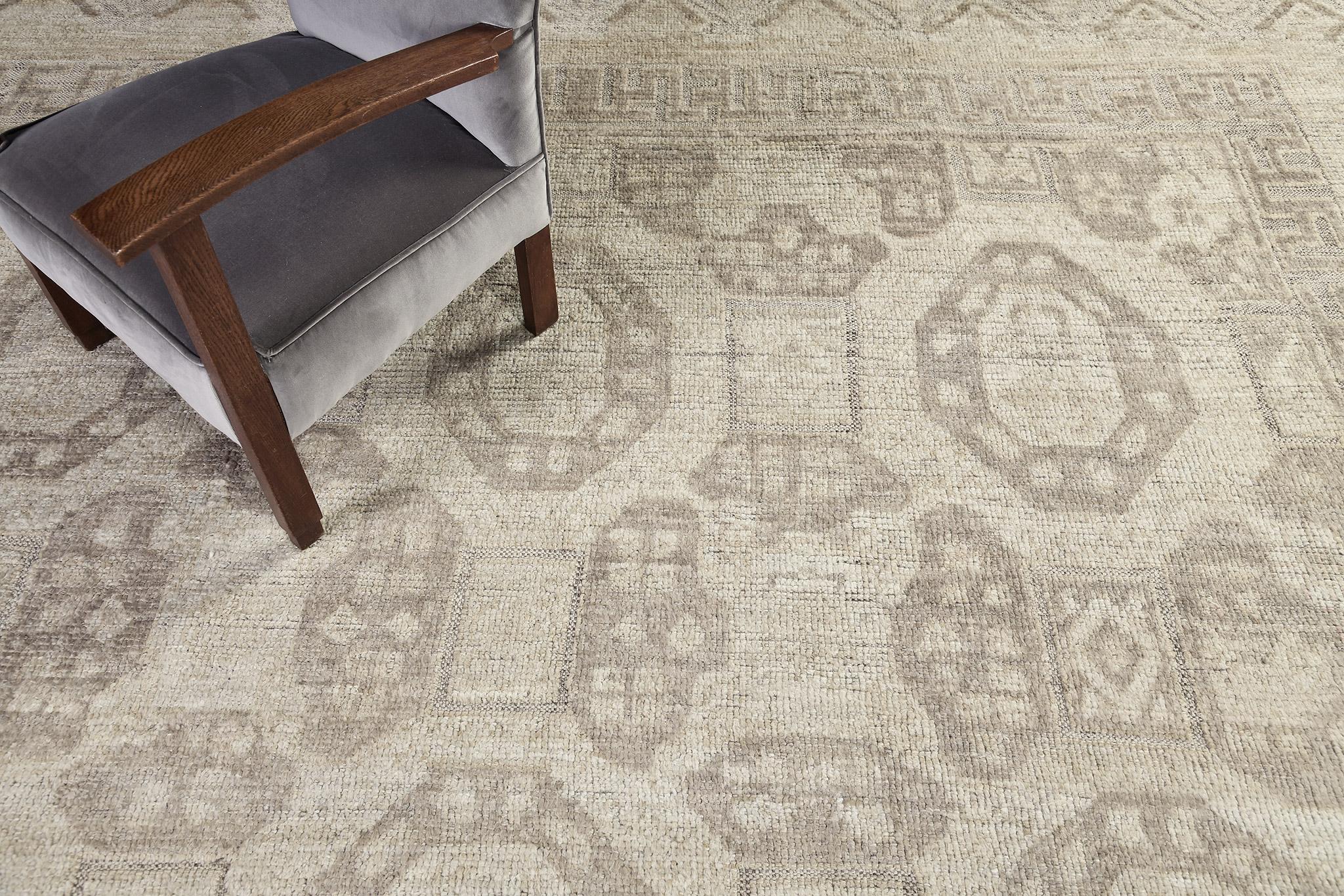 Hand-Knotted Omed, Domicile Collection For Sale