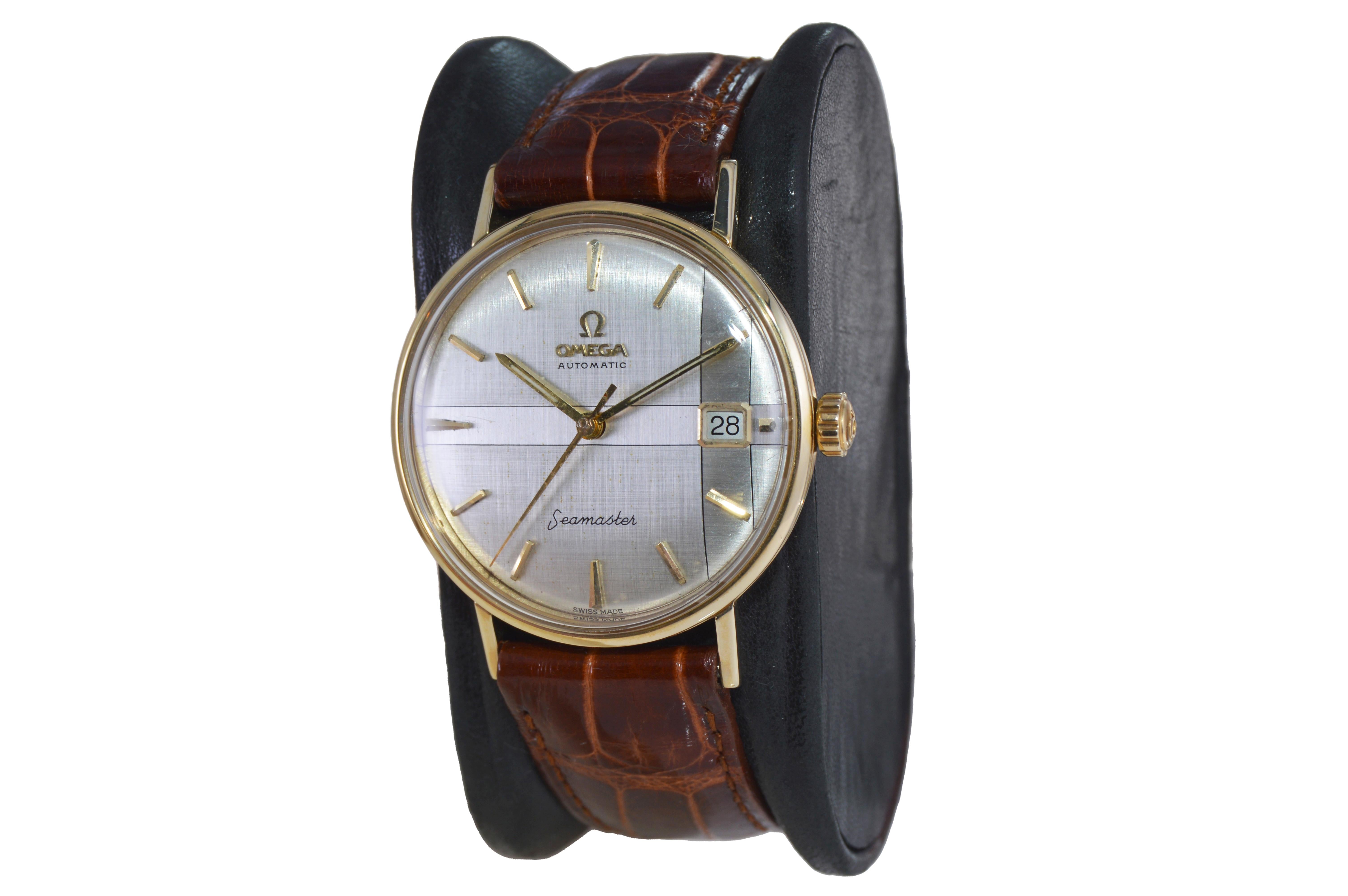 Omega 14 Karat Solid Yellow Gold with 