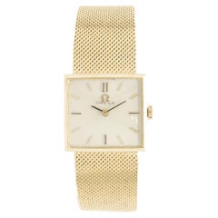 Omega 14 Karat Yellow Gold Vintage Dress Watch