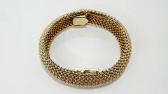 Omega 14k Gold Hidden Watch Bracelet