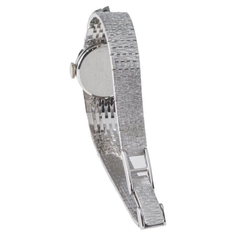 Omega 14Kt Solid White Gold Ladies 1950 display picture 2