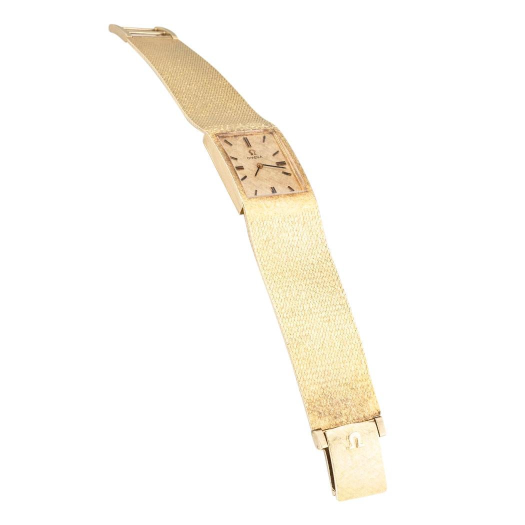 omega 17 jewels 18k watch