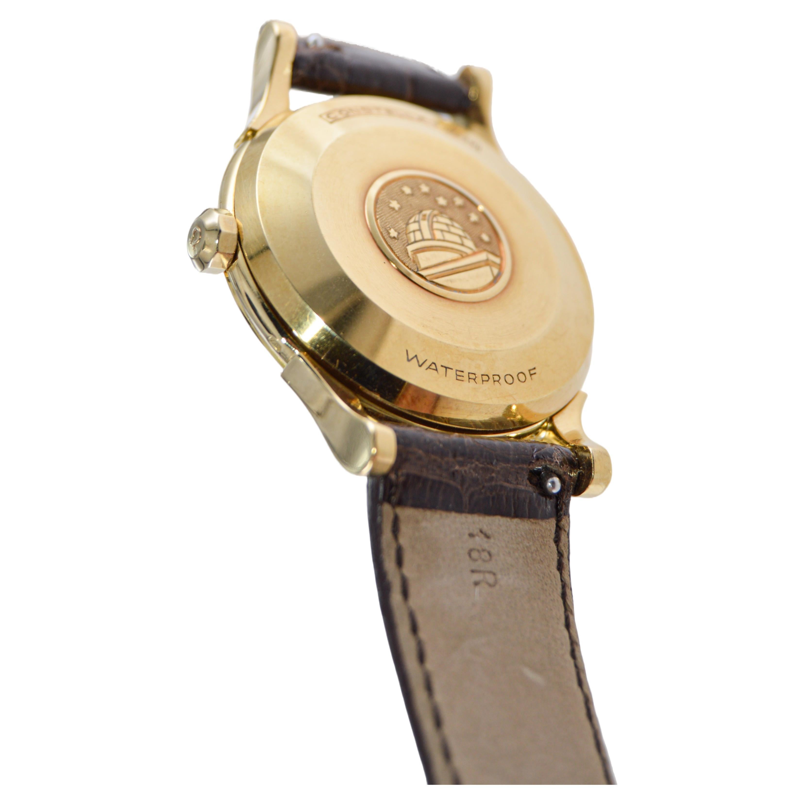 Omega 18 Karat Gold Constellation Observatorium Chronometer, ca. 1950-1960 6