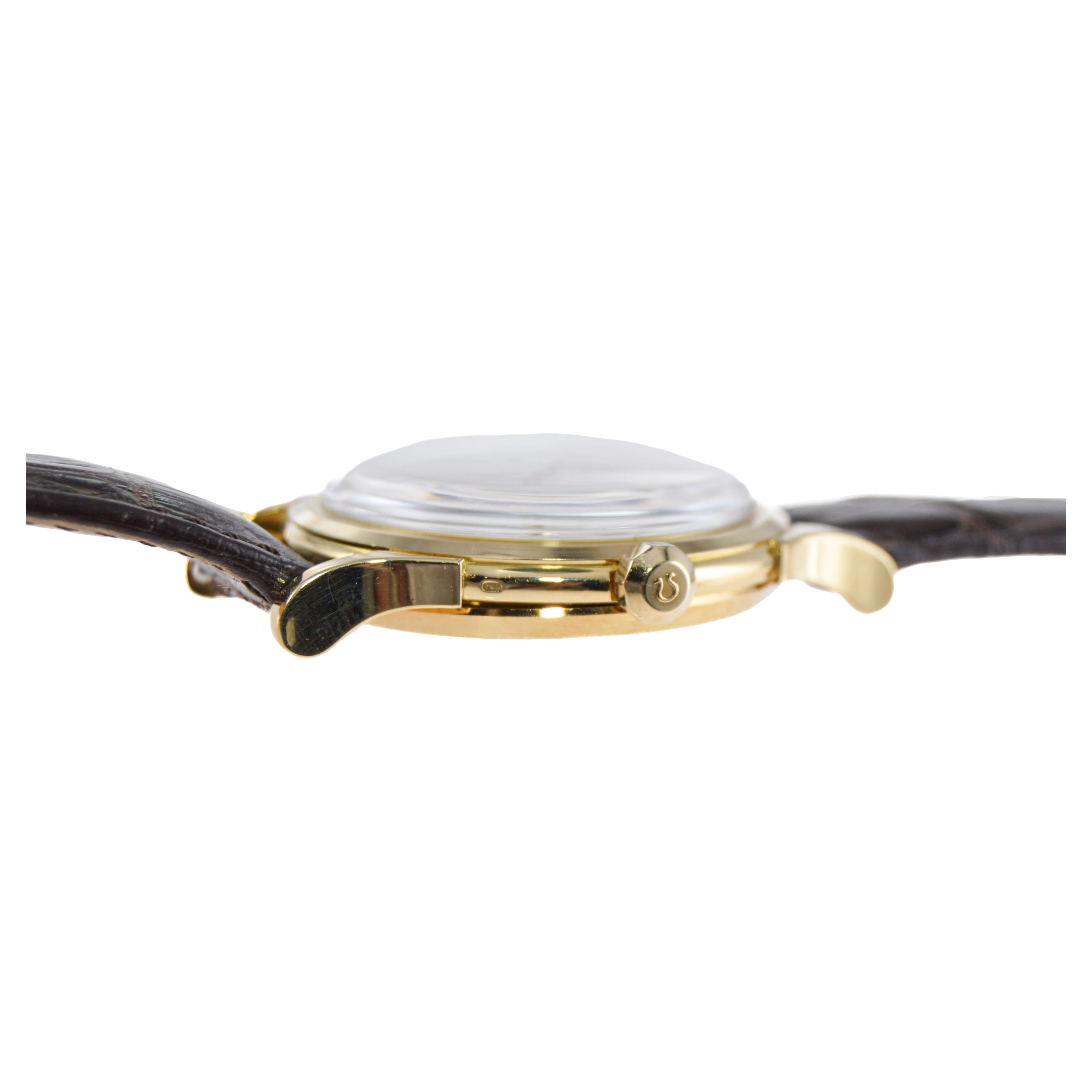 Omega 18 Karat Gold Constellation Observatorium Chronometer, ca. 1950-1960 8