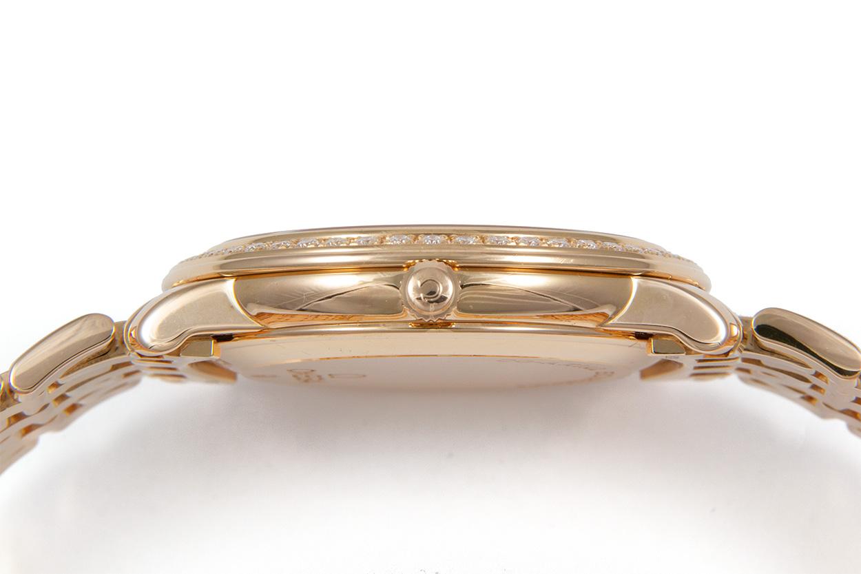 Women's Omega 18 Karat Rose Gold and Diamond Deville Prestige Co-Axial 413.55.37.20 BNP