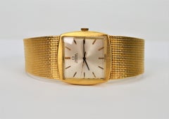 Omega 18 Karat Yellow Gold Men's Dress Wrist Watch with Box