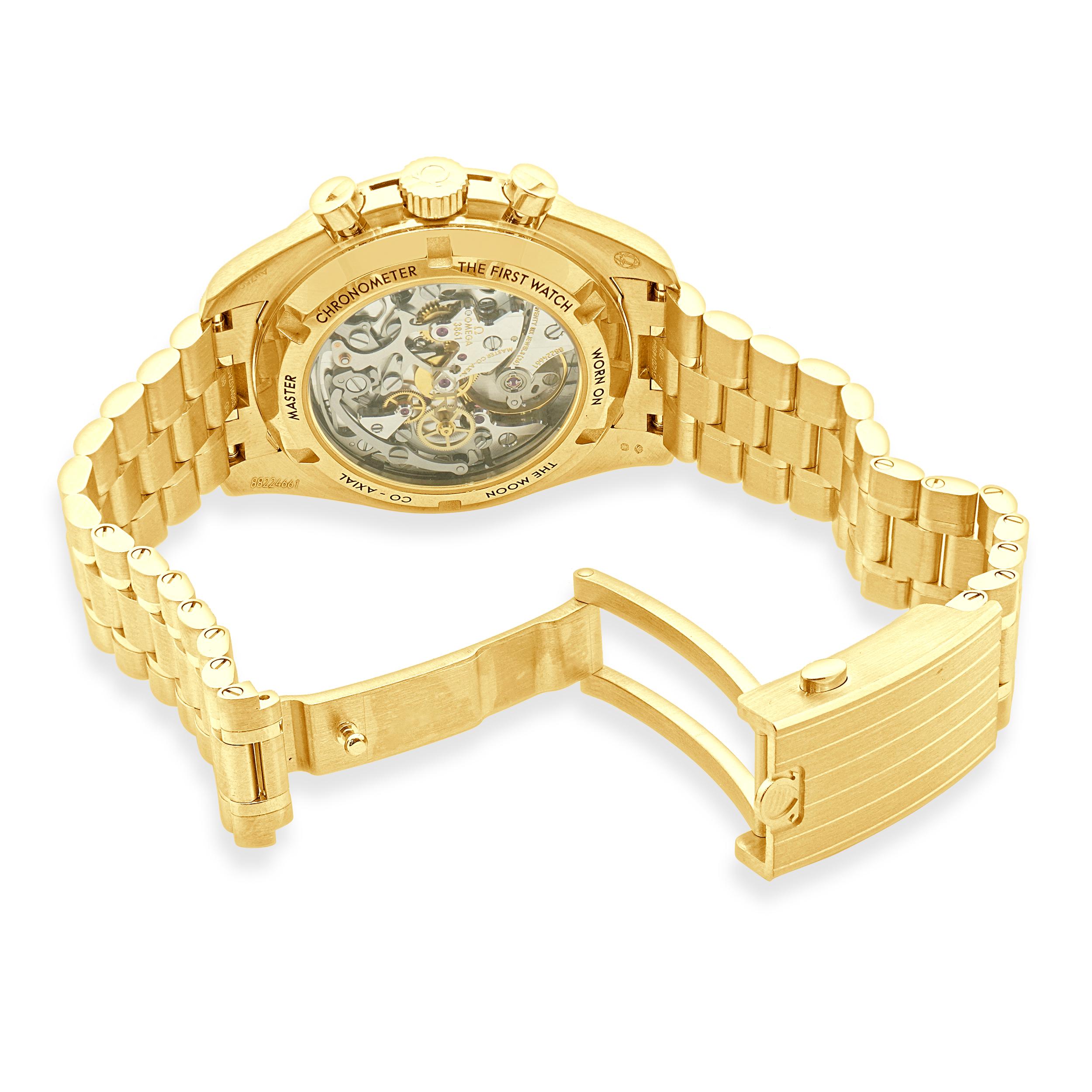 Omega Speedmaster Moonwatch in oro giallo a 18 carati 