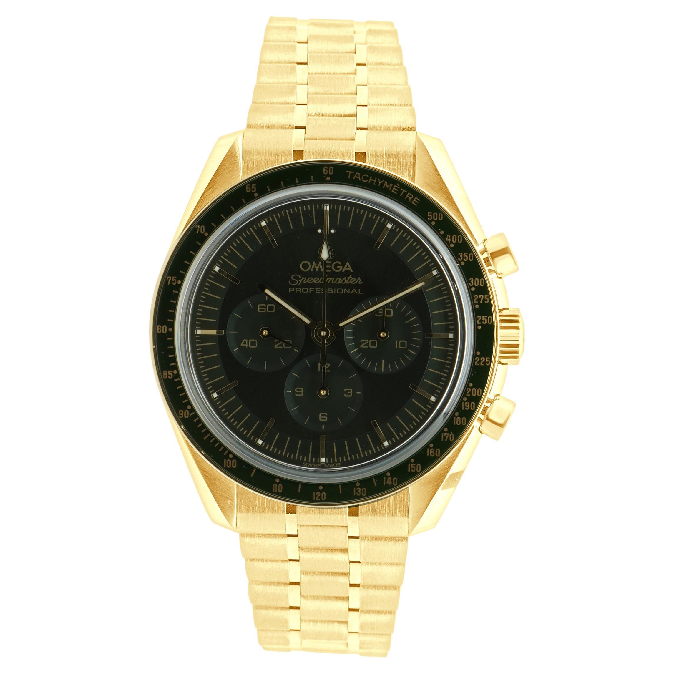 Omega Speedmaster Moonwatch in oro giallo a 18 carati "Moonshine Gold in vendita