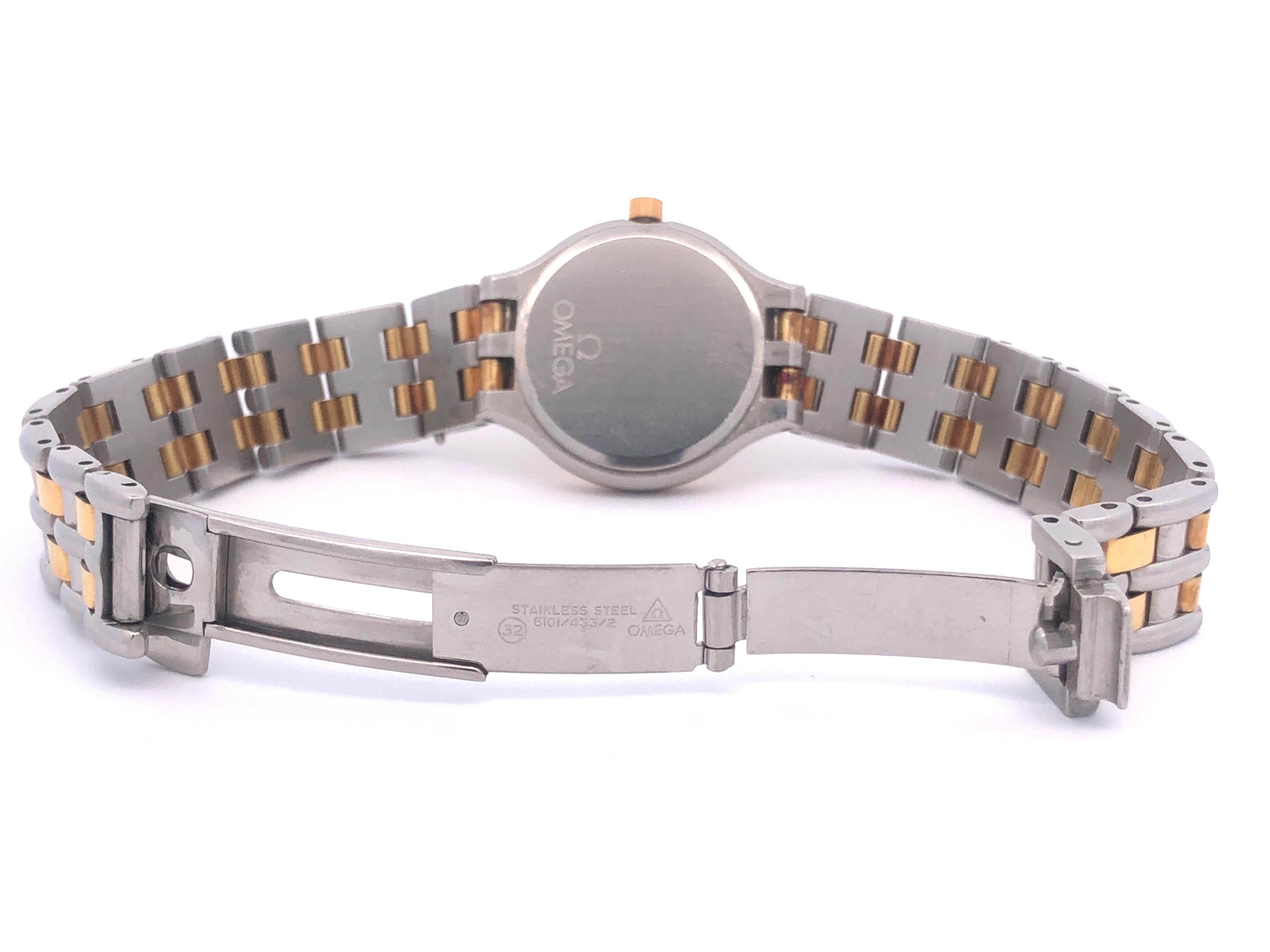 Omega 18K And Steel Ladies' DeVille Watch 2