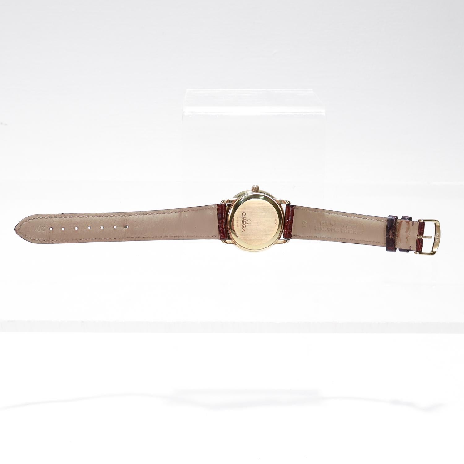 Omega 18K Gold Automatik De Ville Chronometer Herrenuhr 9
