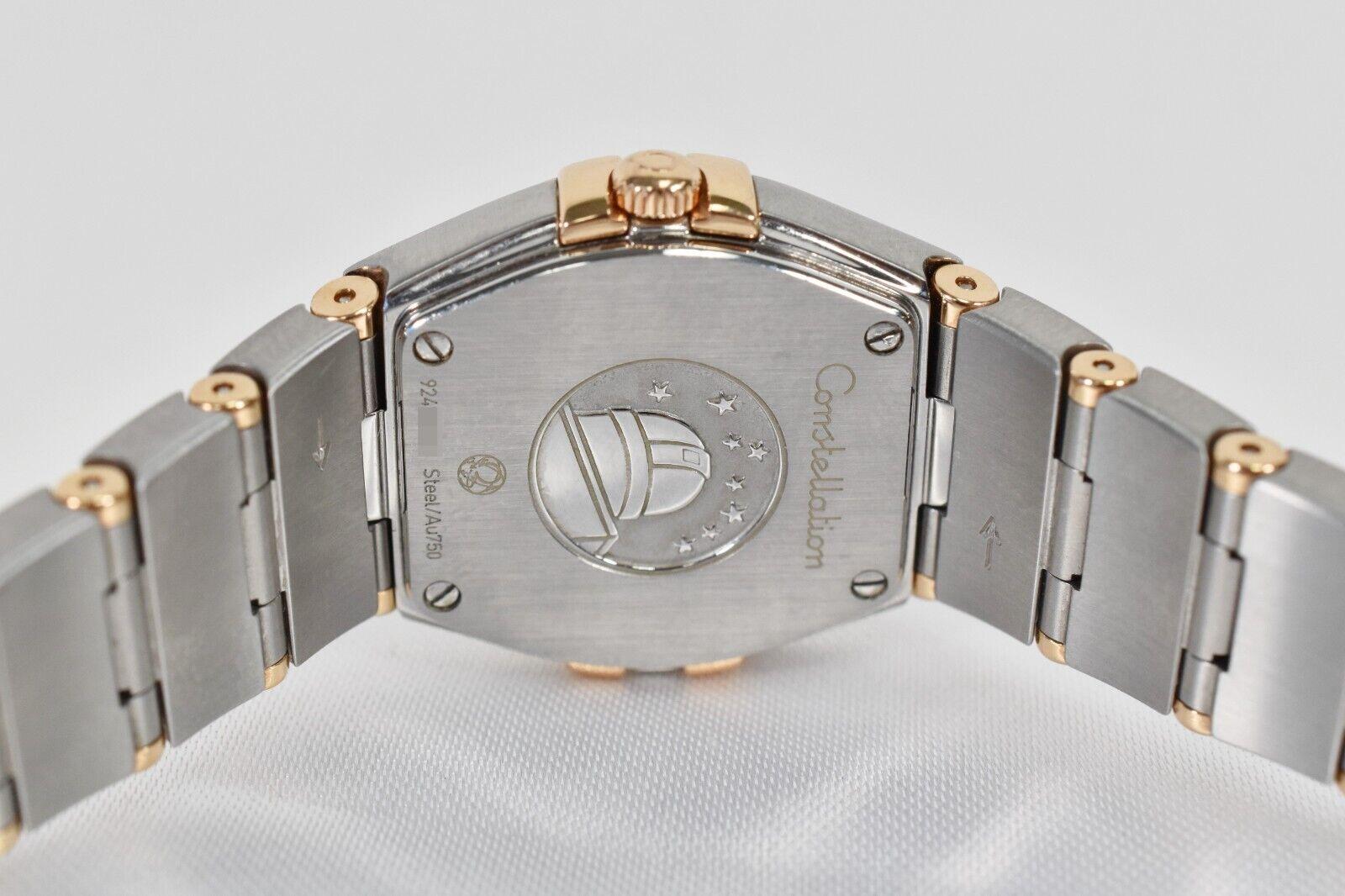 Orologio Omega Constellation Diamond Quartz 24 mm da donna in oro 18k e acciaio inossidabile In condizioni ottime in vendita a Providence, RI