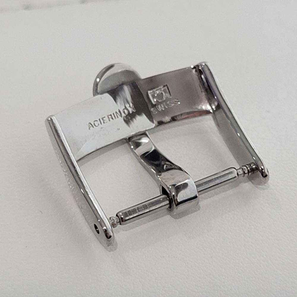 Omega 18k White Gold Plated Buckle Brand New BKL2 For Sale 2
