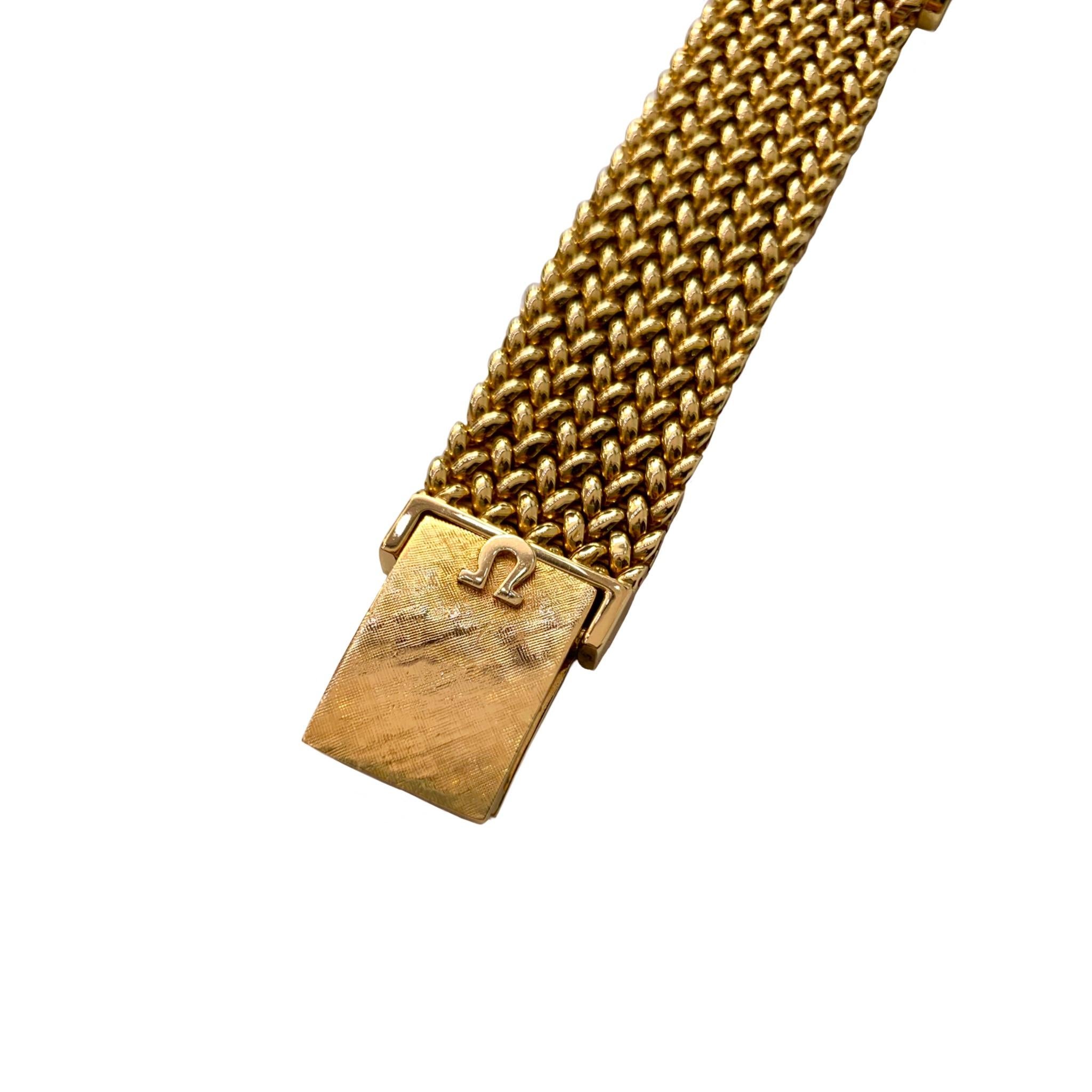 Omega 18 Karat Yellow Gold Men's Watch 1